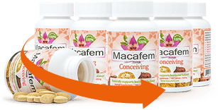 3-month Fertility Starter Pack: 3 bottles of Macafem Conceiving 6-month offer.