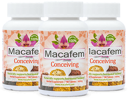 3-month Fertility Starter Pack: 3 bottles of Macafem Conceiving