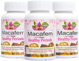 3-month Healthy Periods Starter Pack: 3 bottles of Macafem Healthy Periods