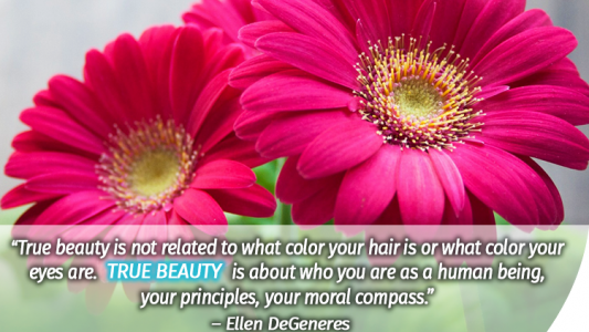 true beauty quote Macafem