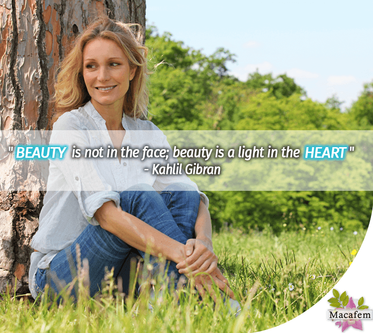 macafem beauty quote
