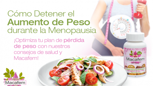 como detener el aumento de peso durante la menopausia