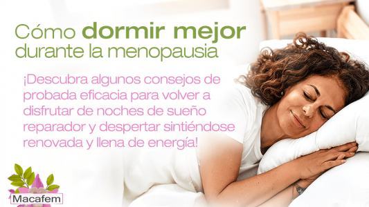 Cómo dormir mejor durante la menopausia