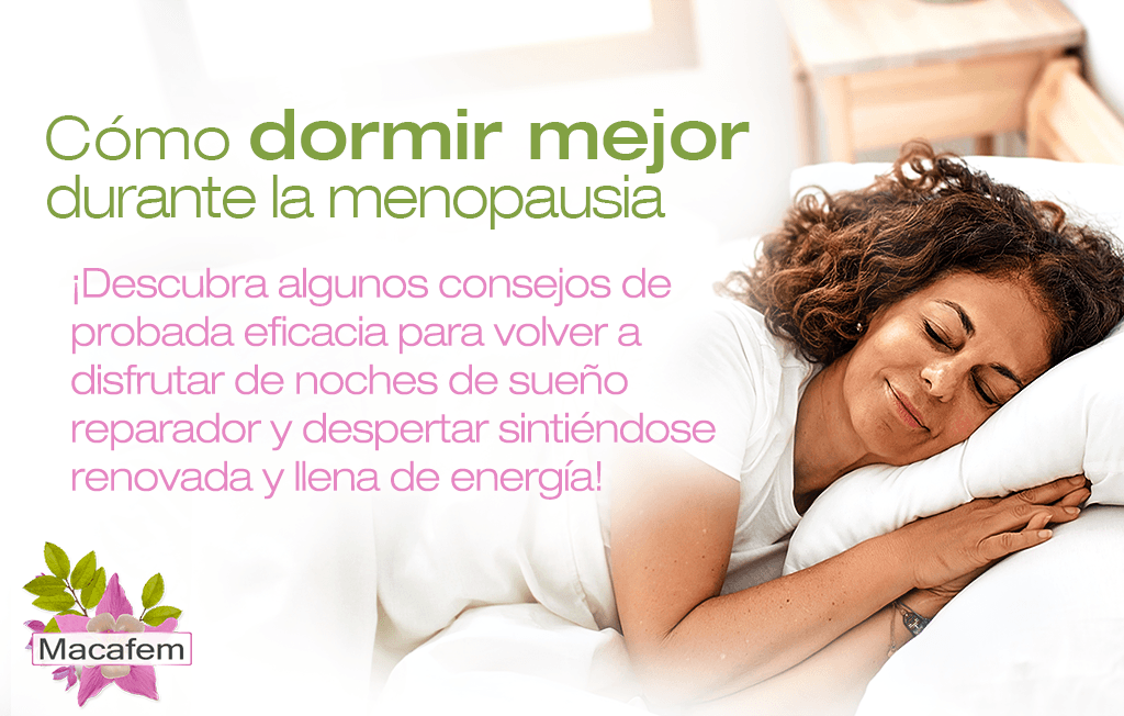 Cómo dormir mejor durante la menopausia