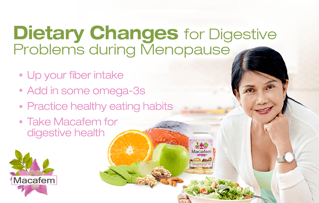 dietary changes for digestive problems during menopause