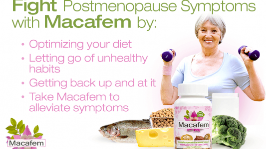 fight postmenopause symptoms with macafem