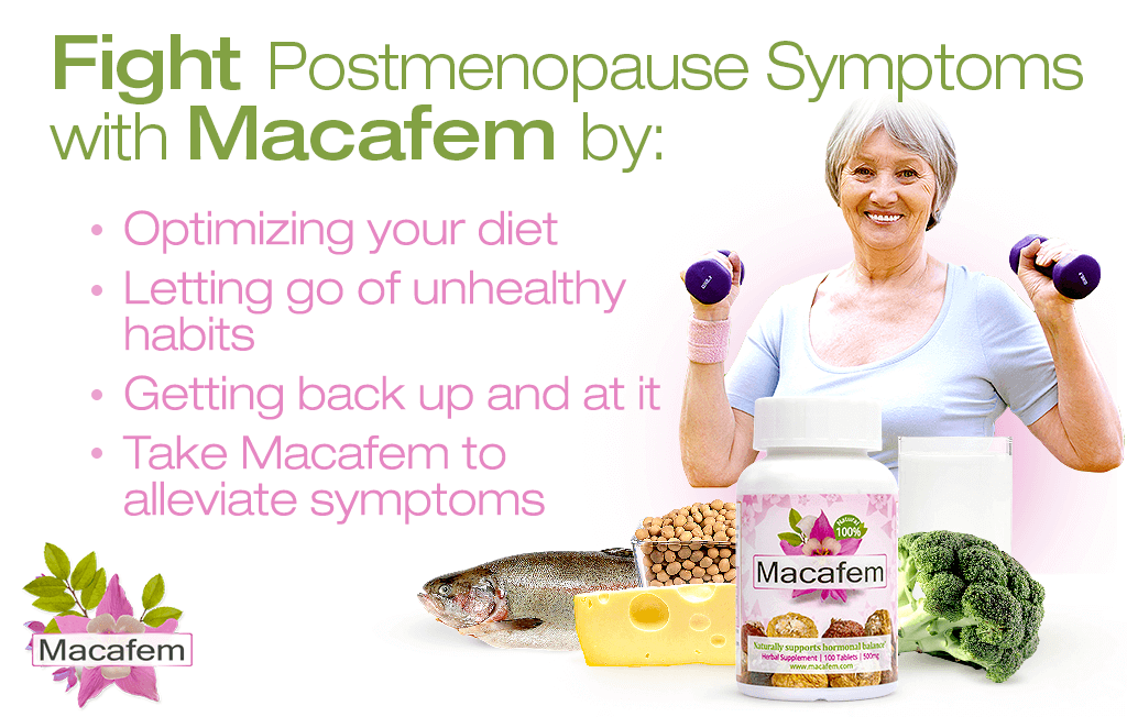 fight postmenopause symptoms with macafem