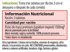 informacion nutricional
