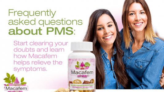 macafem frequently asked questions about pms