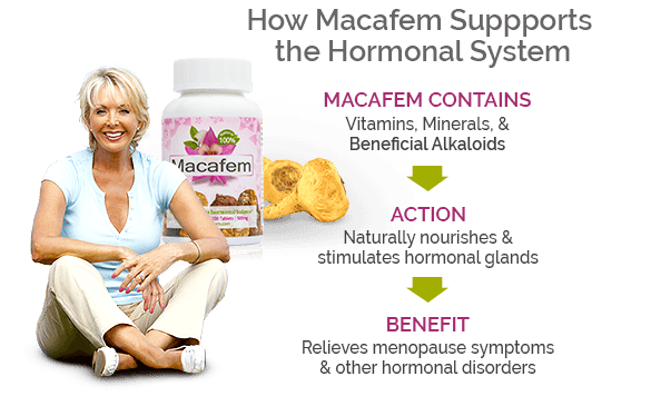 how macafem supports hormonal system