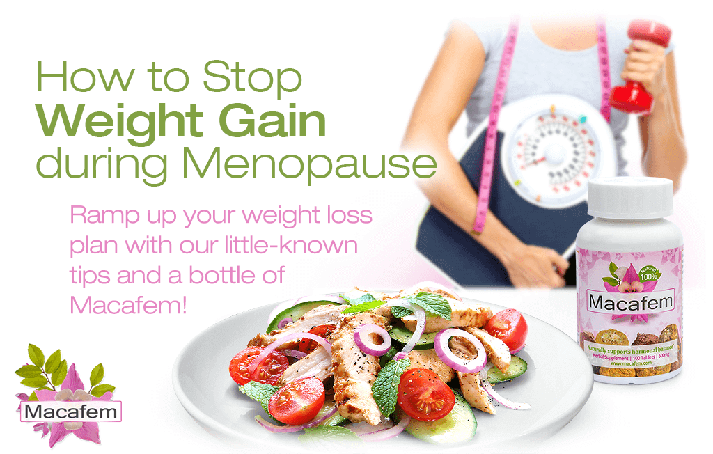 how to stop weight gain during menopause