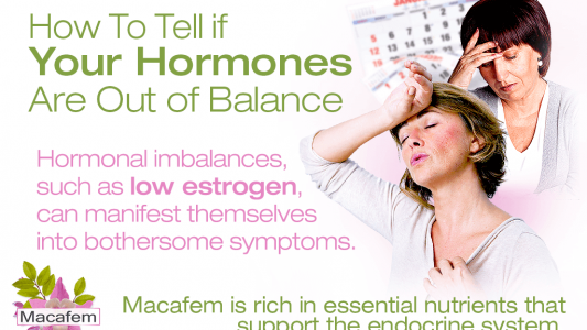 macafem how to tell if your hormones are out of balance