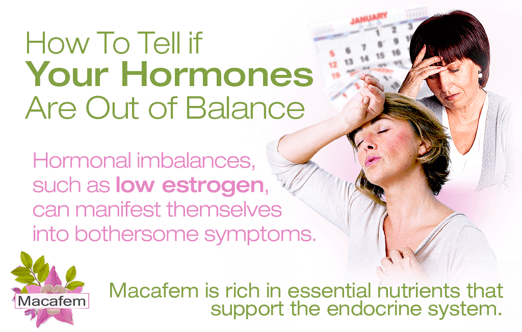 macafem how to tell if your hormones are out of balance