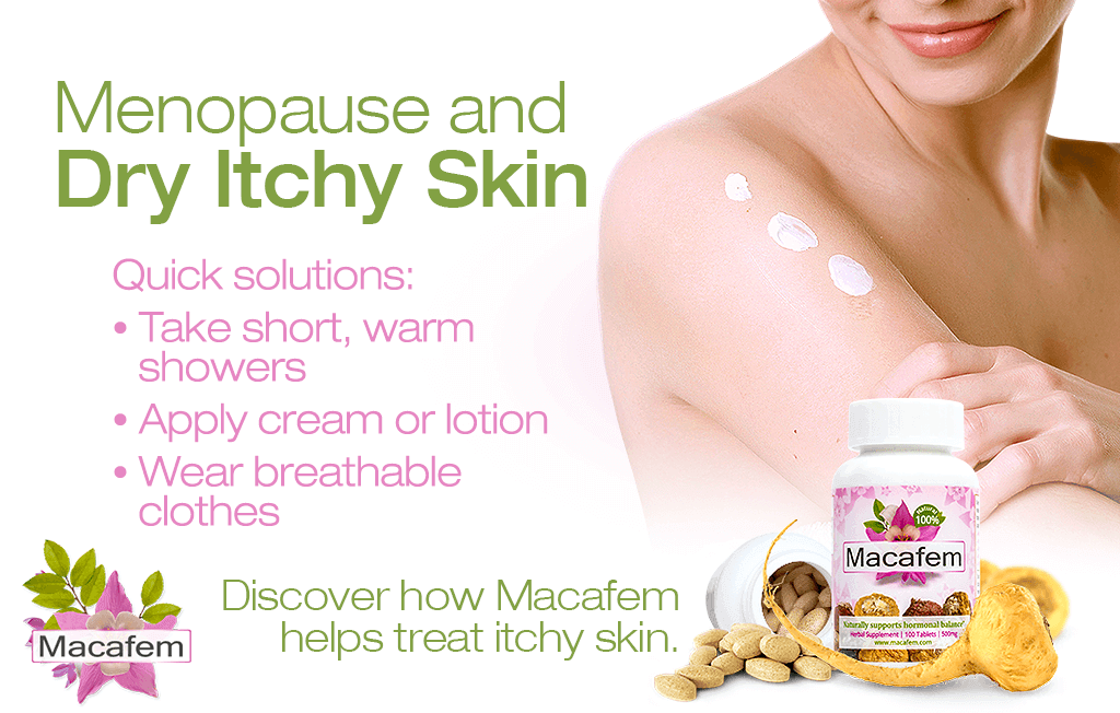 macafem menopause and dry itchy skin