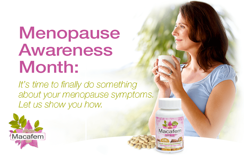 macafem menopause awareness month 2020