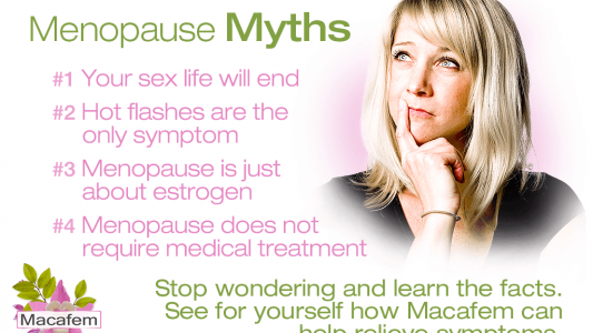 macafem menopause myths
