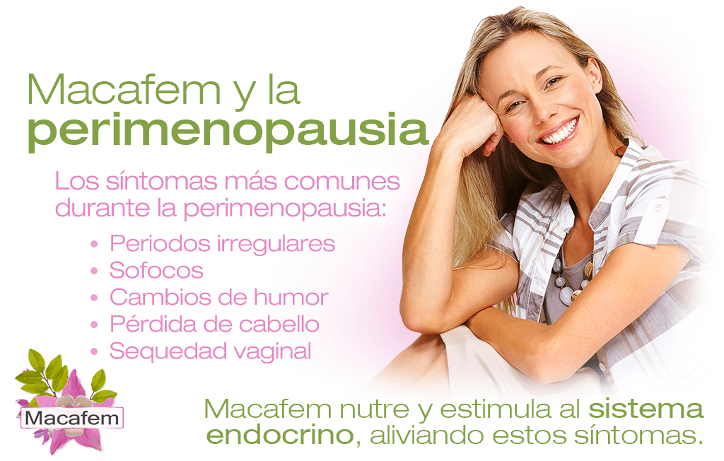 macafem y la perimenopausia