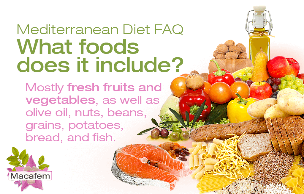 macafem heart healthy choices mediterranean diet faqs