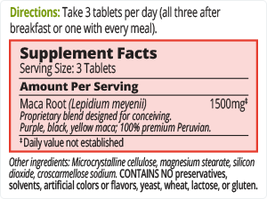 supplement facts